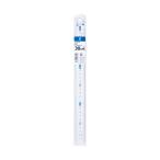 シンワ測定 直尺 タフタホワイト 青数字入 30cm 13342