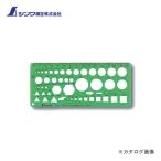 シンワ測定 テンプレート TJ-1ボルトナット定規 66026