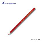 シンワ測定 工事用 鉛筆型クレヨン 赤3本入 78440