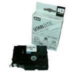 MAX ビーポップミニ用ラミネートテープ 9mm幅 白×黒文字 8m巻 LM-L509BW