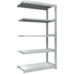 物品棚 中量棚 ＴＲＵＳＣＯ　耐食性スチール棚　ＴＺＭ３型中量棚　１２００Ｘ５７１ＸＨ２１００　５段　連結　  (TZM3-7465B)