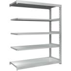 物品棚 中量棚 ＴＲＵＳＣＯ　耐食性スチール棚　ＴＺＭ３型中量棚　１５００Ｘ５７１ＸＨ１８００　５段　連結　  (TZM3-6565B)