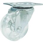 ユーエイ プレート式 自在 キャスター 緑ポリカーボネート 車輪径25mm Gタイプ G型 取付寸法28×23 G-25PC-G