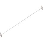 物品棚 中量棚 ＴＲＵＳＣＯ　スチールラック　Ｍ３・Ｍ５用　回転式落下防止バー　Ｗ１５００用　  (M3-KRB15-NG)