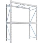 物品棚 パレットラック ＴＲＵＳＣＯ　パレットラック１トン２３００Ｘ１０００ＸＨ３０００　２段　単体　  (1D-30B23-10-2)