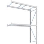 (運賃見積り)(直送品)TRUSCO パレットラック1トン用2500X1000XH3500 2段 連結 1D-35B25-10-2B