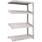 物品棚 中量棚 ＴＲＵＳＣＯ　スチールラック　Ｍ３型中量棚　１２００Ｘ５７１ＸＨ１８００　４段　傾斜２段　  (M3-6464K2)