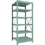 物品棚 中量棚 ＴＲＵＳＣＯ　中量ボルト式棚　Ｒ３型　Ｗ９００×Ｄ８７０×Ｈ２１００　６段　単体　  (R3-7396)