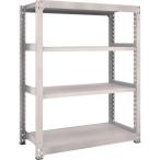 物品棚 中量棚 ＴＲＵＳＣＯ　スチールラック　Ｍ５型　Ｗ１２００×Ｄ５７１×Ｈ１５００　４段　単体　ネオグレー  (M5-5464（NG）)
