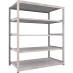 物品棚 中量棚 ＴＲＵＳＣＯ　スチールラック　Ｍ５型中量棚　１８００Ｘ９２１ＸＨ２１００　５段　単体　ネオグレー  (M5-7695（NG）)