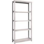 物品棚 中量棚 ＴＲＵＳＣＯ　スチール製軽中量ボルトレス棚用支柱　Ｍ２型　Ｈ１５００用　ネオグレー  (M2-5H（NG）)