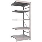 物品棚 重量棚 ＴＲＵＳＣＯ　スチールラック　Ｍ１０型重量棚　９００Ｘ９００ＸＨ２１００　５段　単体　ネオグレー  (M10-7395（NG）)