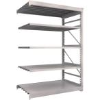 物品棚 中量棚 ＴＲＵＳＣＯ　スチールラック　Ｍ５型中量棚　１５００Ｘ９２１ＸＨ２１００　５段　単体　ネオグレー  (M5-7595（NG）)