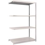 物品棚 中量棚 ＴＲＵＳＣＯ　スチールラック　Ｍ５型　Ｗ１２００×Ｄ５７１×Ｈ１８００　４段　連結　ネオグレー  (M5-6464B（NG）)