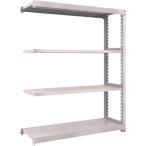 物品棚 中量棚 ＴＲＵＳＣＯ　スチールラック　Ｍ３型　Ｗ１５００×Ｄ４７１×Ｈ１８００　４段　連結　ネオグレー  (M3-6554B（NG）)