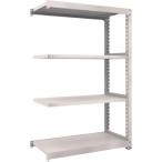 物品棚 中量棚 ＴＲＵＳＣＯ　スチールラック　Ｍ５型　Ｗ１２００×Ｄ５７１×Ｈ１８００　４段　単体　ネオグレー  (M5-6464（NG）)