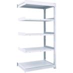 物品棚 中量棚 ＴＲＵＳＣＯ　ＴＵＧ型中量ボルトレス棚　３００ｋｇ　連結型　１８００×７７６×Ｈ１８００　５段　  (TUG300-66J-5B)