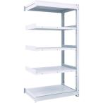 物品棚 中量棚 ＴＲＵＳＣＯ　ＴＵＧ型中量ボルトレス棚　４５０ｋｇ　連結型　１８００×９２６×Ｈ１８００　５段　  (TUG450-66Z-5B)