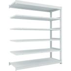 物品棚 中量棚 ＴＲＵＳＣＯ　ＴＵＧ型中量ボルトレス棚　４５０ｋｇ　連結型　１８００×６２６×Ｈ２１００　６段　  (TUG450-76L-6B)