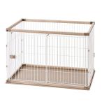  Iris o-yama собака Circle woody Circle высокий свет натуральный для средних собак ширина 120× глубина 80× высота 90cm PWSR-1280H