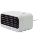 トップランド セラミックヒーター 足元ヒーター 小型 省エネ 速暖 卓上 トイレ 洗面所 脱衣所 転倒防止センサー搭載 ホワイト SC-CH23