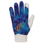 Rawlings(ローリングス)野球 守備用手袋 ゴーストスモーク2 EFG25S02 ジュニア・大人用 片手 合皮 グリップ力耐久性 ブルー