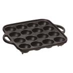 isigaki металлический литье сковорода для takoyaki 16 дыра черный длина 20× ширина 20× высота 3.5cm газ огонь соответствует 3965