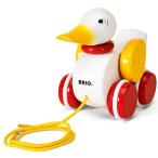 BRIO ( желтохвост o) тянуть игрушка Duck [.... игрушка ] объект возраст 1 лет ~ ( скидка машина .... игрушка из дерева развивающая игрушка ) 30323