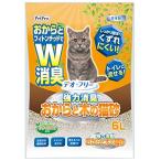 ペットプロ デオフリー 強力消臭 おからと木の猫砂 6L