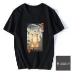 猫猫柄Ｔシャツ花札猫ティーシャツテ...