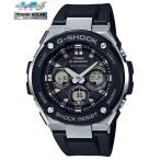 Yahoo! Yahoo!ショッピング(ヤフー ショッピング)GST-W300-1AJF G-STEEL G-SHOCK Gスチール ソフトウレタンバンド メタル 黒 タフソーラー Gショック カシオ 腕時計 CASIO 国内正規品