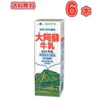 らくのうマザーズ 大阿蘇牛乳 1L紙パック 6本入〔あそさん テトラ ブリック 大容量 1000ml 1リットル牛乳 ぎゅうにゅう ロングライフ ミルク 九州産 業務用〕