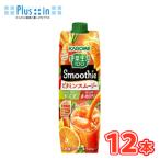 ショッピング野菜生活 カゴメ　野菜生活１００ Smoothie ビタミンスムージー黄桃＆バレンシアオレンジMix  1000g紙パック 6本入/2ケース 〔 食物繊維　ピーチ　オレンジ〕 送料無料