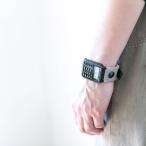 映画に出てくるベロアとヌメ革の2TONE腕時計 / ベロア グレー色