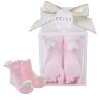  подарок носки Bear no-la розовый 6329 DEIGO младенец baby носки новорожденный baby день рождения . праздник празднование рождения подарок подарок отметка использование 