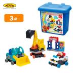 はたらくのりものだいしゅうごう！ アンパンマンのりものブロックバケツ  おもちゃ こども 子供 知育 勉強 3歳 プレゼント ギフト