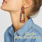 Yahoo! Yahoo!ショッピング(ヤフー ショッピング)ピアス スタッドピアス レディース 女性 アクセサリー 一対 シンプル スクエア 四角 台形かわいい おしゃれ 揺れる スウィング 大振り 大きめ 存