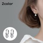 Yahoo! Yahoo!ショッピング(ヤフー ショッピング)ピアス フープピアス レディース 女性用 アクセサリー ラインストーン 一粒 シルバーカラー ゴールドカラー かわいい おしゃれ シンプル 上品 大人