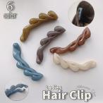 ヘアクリップ 髪留め バナナクリップ レディース 女性 ヘアアクセサリー 髪飾り ヘアアレンジ まとめ髪 ファッション小物 かわいい おしゃれ 単色