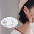 Yahoo! Yahoo!ショッピング(ヤフー ショッピング)ピアス スタッドピアス レディース 女性用 アクセサリー 花 フラワー シルバーカラー かわいい おしゃれ プレゼント ギフト ファッション小物