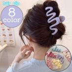 ヘアクリップ バンスクリップ 髪留め レデイ ス 女性 ヘアアクセサリー 髪飾り まとめ髪 挟む ヘアアレンジ シンプル 単色