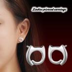 スタッドピアス 両耳用 ポストピアス アクセサリー 猫モチーフ キャット レディース 女性 婦人用シルバーカラー かわいい シンプル キュート きれい