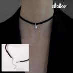  короткое колье женский аксессуары колокольчик цепь черный серебряный цвет простой модный длина настройка возможность 