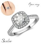 Yahoo! Yahoo!ショッピング(ヤフー ショッピング)指輪 リング アクセサリー レディース フリーサイズ ビジュー ラインストーン キラキラ 四角 スクエア おしゃれ かわいい 上品 フェミニン お出か