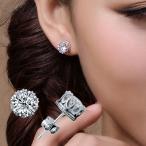 Yahoo! Yahoo!ショッピング(ヤフー ショッピング)ピアス 両耳用 スタッドピアス アクセサリー レディース 女性 婦人 華奢 ラインストーン 王冠 クラウン シンプル おしゃれ かわいい ギフト プレ