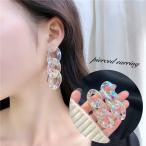 Yahoo! Yahoo!ショッピング(ヤフー ショッピング)ピアス スッドピアス レディース 女性 アクセサリー ロング 揺れる ねじり 三連 ラウンド クリア カジュアル お洒落 おしゃれ かわいい 普段使い