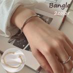 バングル レディース アクセサリー ブレスレット オープン ツイスト ねじれ ウェーブ 上品 エレガント おしゃれ 大人女子 シンプル かわいい 高級