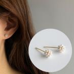 スタッドピアス アクセサリー レディース 両耳用 小粒 小さめ フェイクパール ボール シンプル おしゃれ かわいい お出掛け フォーマル パーティー
