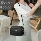 ショッピングポシェット ポシェット レディース バッグ ショルダーバッグ おしゃれ ジッパー シンプル 多収納 カラバリ豊富