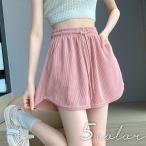  шорты юбка-брюки короткий хлеб женский женский короткий колени сверху длина шоу хлеб шнур имеется обычно надеты часть магазин надеты высокий талия тонкий одноцветный одиночный цвет simp